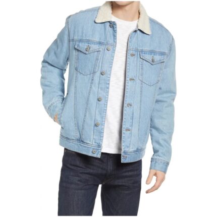 Fleece Lined Denim Jacket