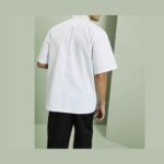 Short Sleeve Popper Chef Jacket