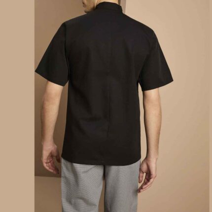 Short Sleeve Popper Chef Jacket