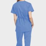 Women's Mock Wrap Scrub Tunic