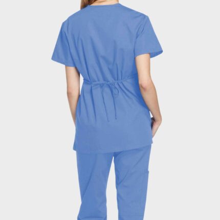 Women's Mock Wrap Scrub Tunic