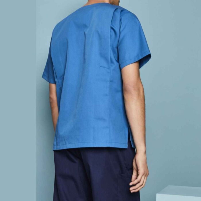 Men's Teal Pull On Scrub Top