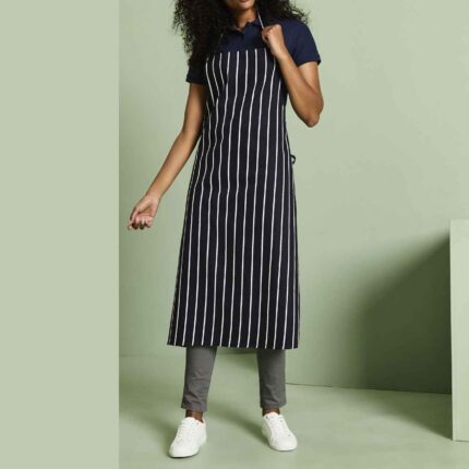 Workwear Stripe Bib Apron